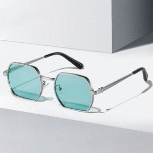 Fashion polygon trend sunglasses female
